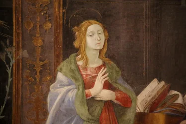 La Virgen María en la Anunciación